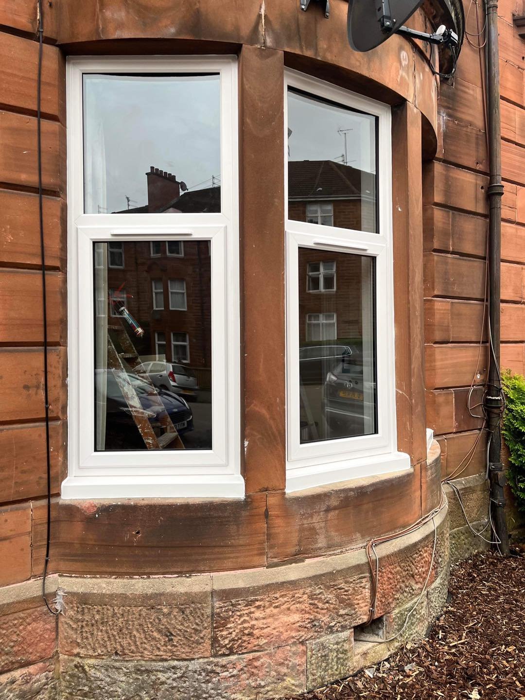 vertical casement window installed in motherwell