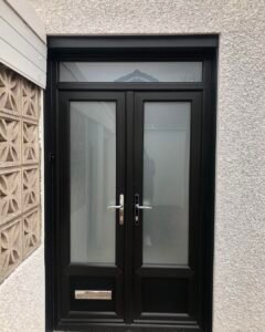 black upvc doors motherwell