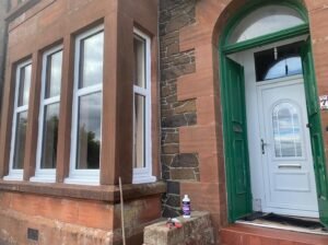 upvc window and door installation on rothesay by mg double glazing