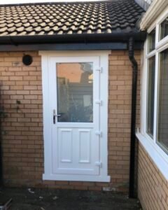 white back upvc door motherwell
